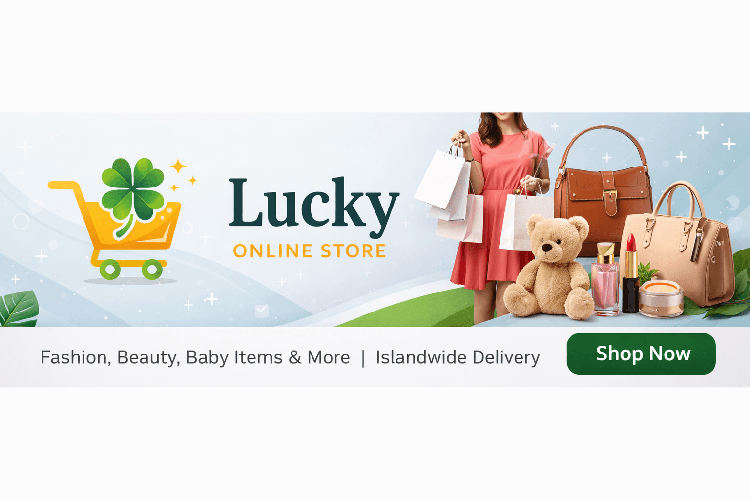 Lucky online Store banner